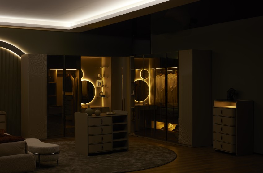 Paris Yatak Odası - Köşe Dolaplı