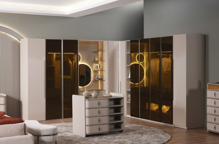 Paris Yatak Odası - Köşe Dolaplı