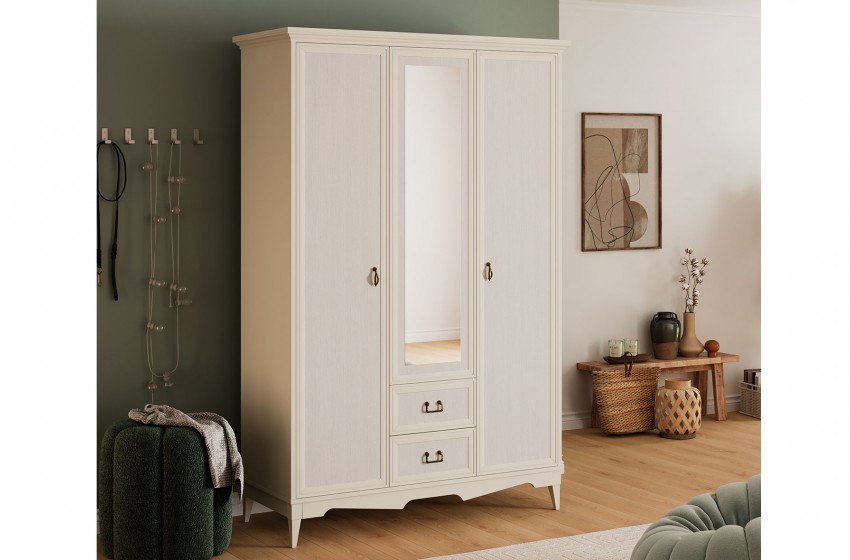 Agra 3 Kapılı Gardrop