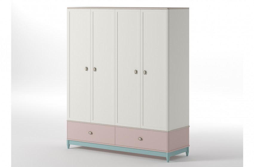 Love 4 Kapılı Gardrop