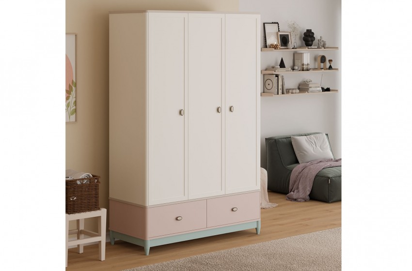 Love 3 Kapılı Gardrop