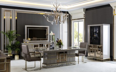 Versace Lüks Yemek Odası Versace Lüks Yemek Odası