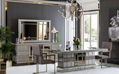 Versace Lüks Yemek Odası Versace Lüks Yemek Odası