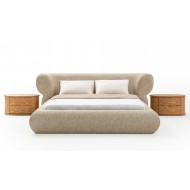 Puffy Karyola ve Başlık-Krem