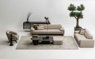 Siena Koltuk Takımı-Krem