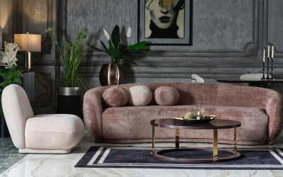 Amore Koltuk Takımı-Kahve