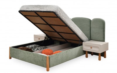 Prenses Karyola Başucu Bazalı