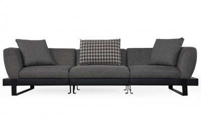 Dafni Dörtlü Kanepe-Füme