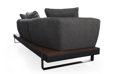 Dafni Dörtlü Kanepe-Füme