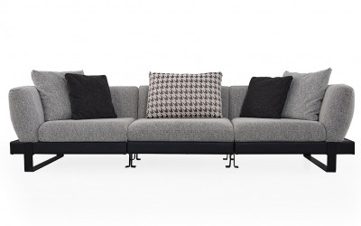 Dafni Dörtlü Kanepe-Gri