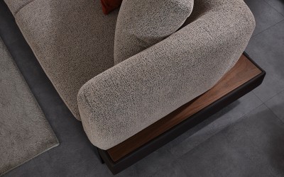 Dafni Krem Dörtlü Kanepe