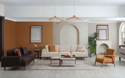 Soho Ahşap Koltuk Takımı