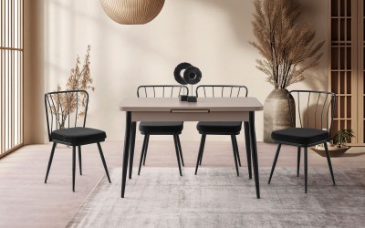 Ay Masa Takımı-Yıldız Sandalye