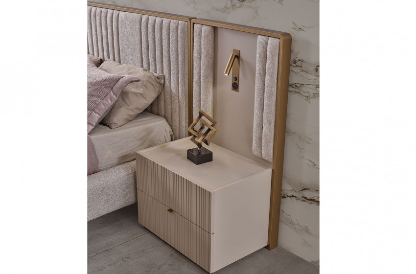 Hermes Bazalı Yatak Odası