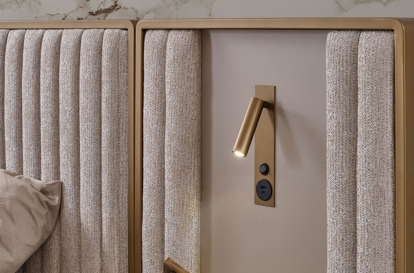 Hermes Bazalı Yatak Odası