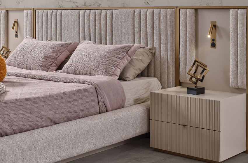 Hermes Bazalı Yatak Odası