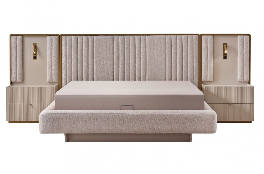 Hermes Bazalı Yatak Odası