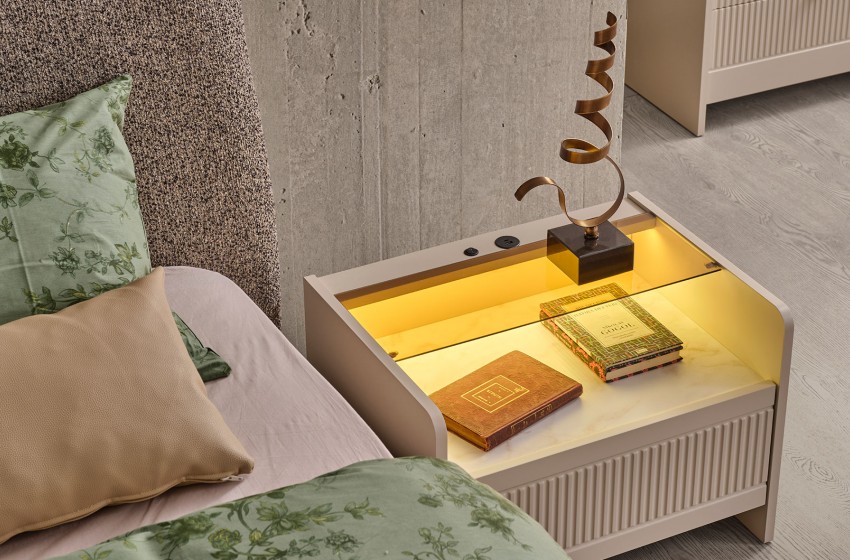 Luna Bazalı Karyola ve Başucu