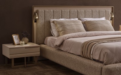 Oslo Luxury Bazalı Karyola ve Başlık