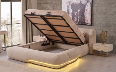 Oslo Bazalı Karyola ve Başucu