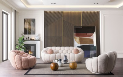 Petek Koltuk Takımı Pudra