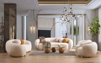 Siena Bej Koltuk Takımı 