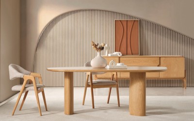 Oslo Meşe Yemek Odası