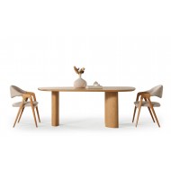 Oslo Meşe Yemek Masası Takımı