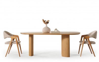 Oslo Meşe Yemek Masası Takımı
