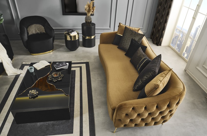 Lounge Gold Orta Sehpa