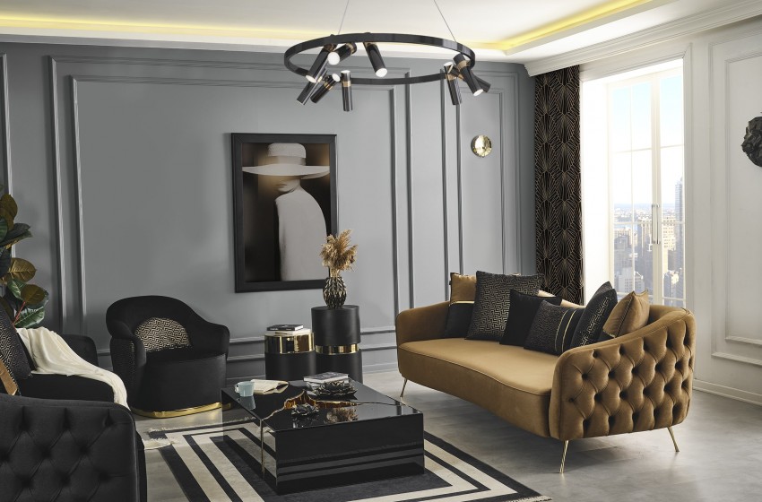 Lounge Gold Orta Sehpa