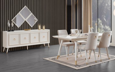 Lisa Ekru Yemek Odası Lisa Ekru Yemek Odası