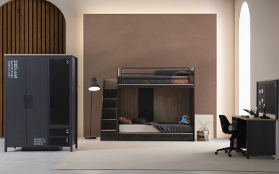 Retro Genç Odası-Ranzalı Retro Genç Odası-Ranzalı