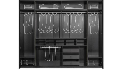 Lucca 6 Kapılı Gardrop 