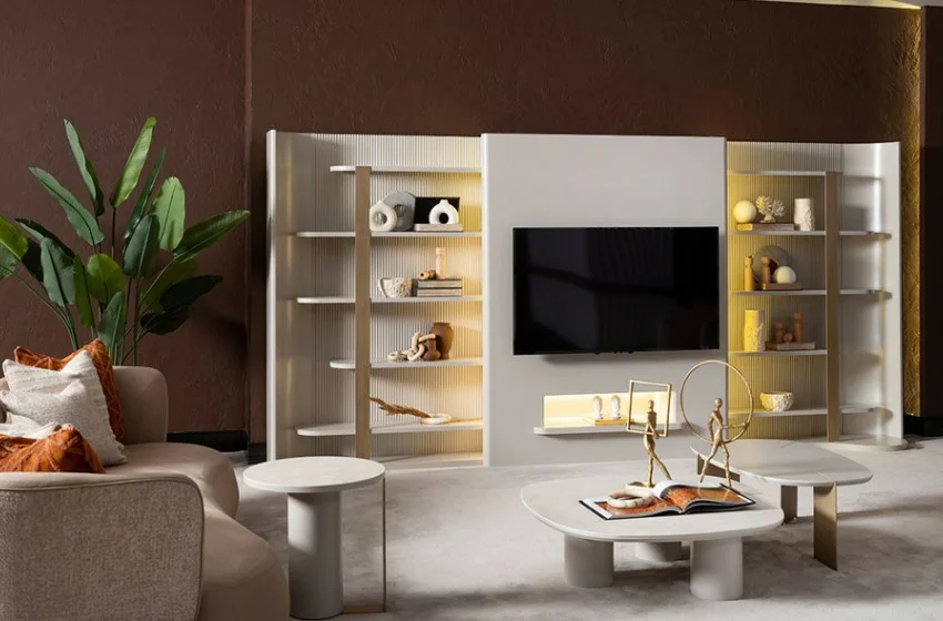 Porto kitaplıklı Tv Ünitesi Porto kitaplıklı Tv Ünitesi
