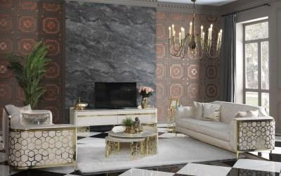 Fendi Titanyum Koltuk Takımı Fendi Titanyum Koltuk Takımı