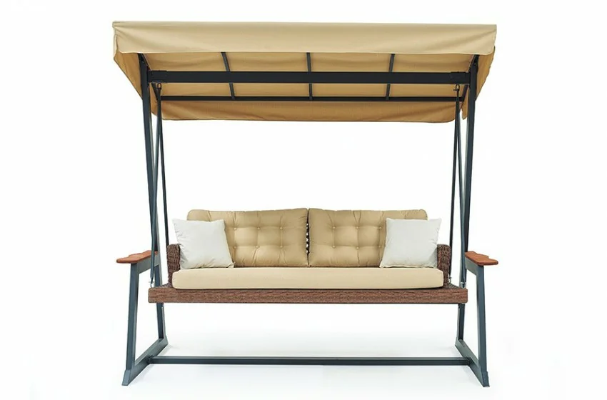 Hollywood Bej Rattan Bahçe Salıncak Hollywood Bej Rattan Bahçe Salıncak