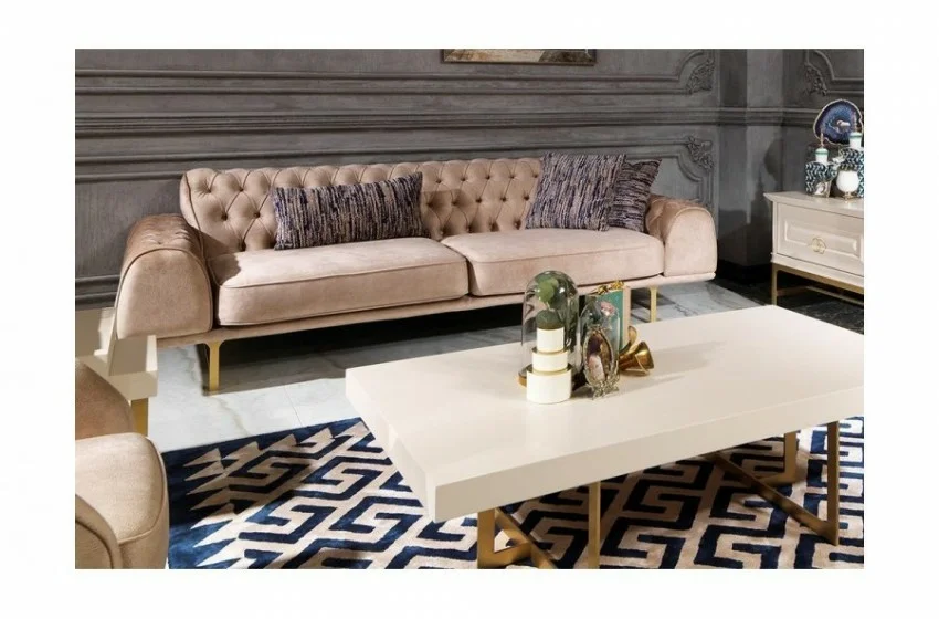 Nepal Krem Luxury Koltuk Takımı Nepal Krem Luxury Koltuk Takımı