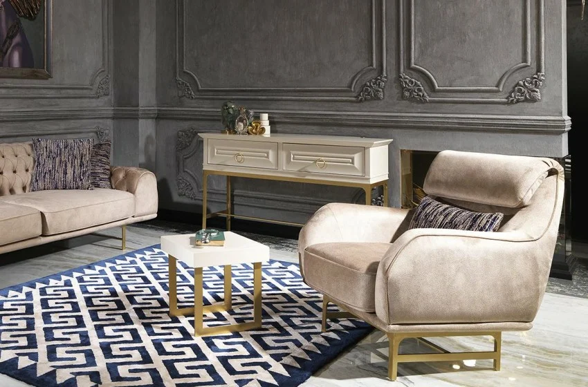 Nepal Krem Luxury Koltuk Takımı Nepal Krem Luxury Koltuk Takımı
