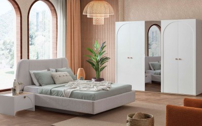Malaga Ekru Yatak Odası Takımı Malaga Ekru Yatak Odası Takımı