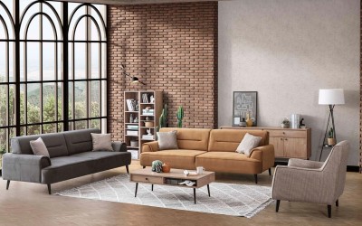 Plus Koltuk Takımı-Hardal