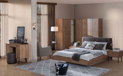 Plus Yatak Odası-Köşe Dolaplı