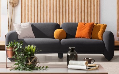 Puffy Kanepe-Antrasit