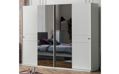 Urban Cream Sürgülü Gardırop