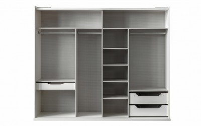 Urban Cream Sürgülü Gardırop