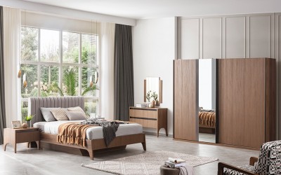 Wood Sürgülü Yatak Odası Wood Sürgülü Yatak Odası