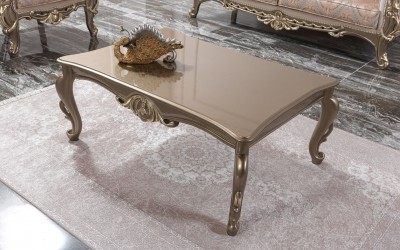 Kares Orta Sehpa-Gold