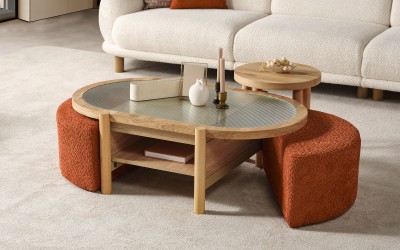 Esco Orta Sehpa Seti