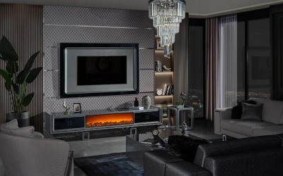 Class Şömineli Tv Ünitesi