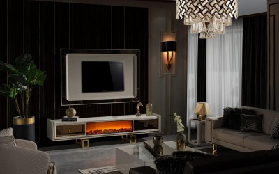 Class Şömineli Tv Ünitesi